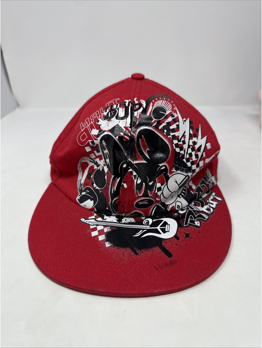 Disney Mickey Mouse Turn It Up Rock Out Unisex Adult Baseball Cap